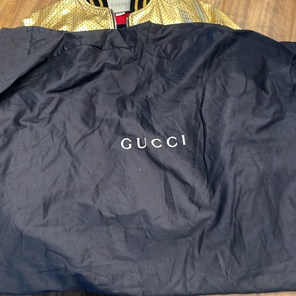 GUCCI GOLD SEGA BOMBER JACKET - Picture 9 of 9